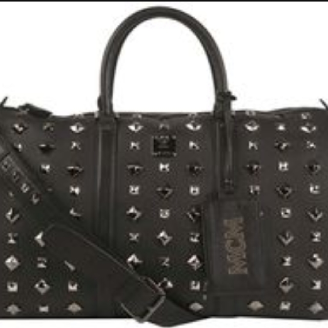 Mcm Limited Edition Large Duffle Bag In Black