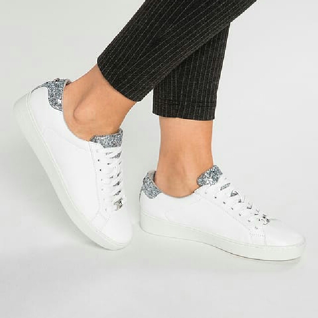 michael kors irving leather sneaker