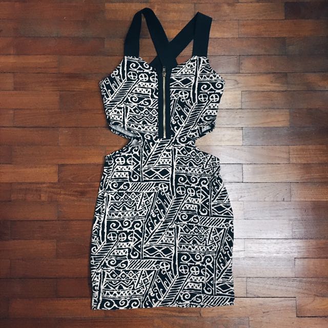 Miss Selfridge Aztec Bodycon Dress Women s Fashion Dresses Sets Dresses on Carousell