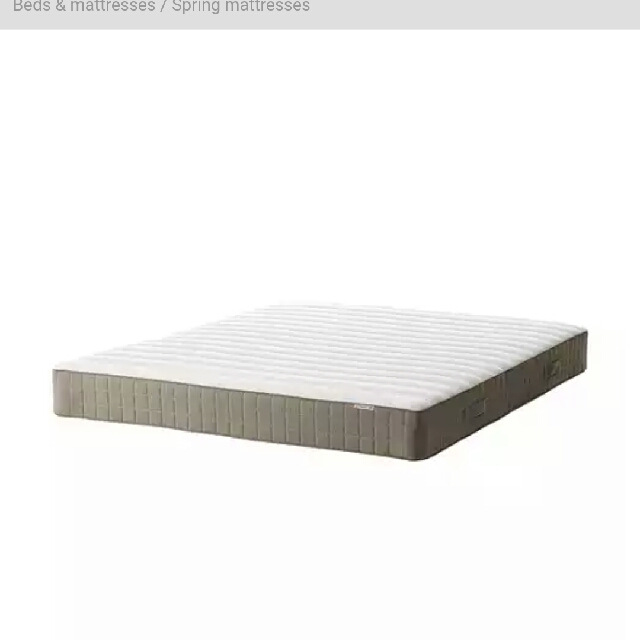 New Ikea Hamarvik Queen Spring Mattress Furniture Beds Mattresses On Carousell