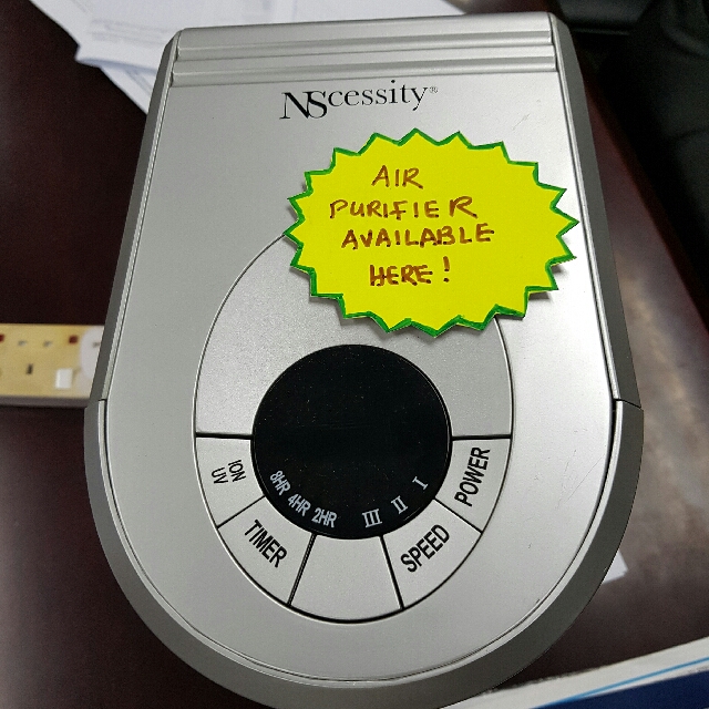 NScessity Air Purifier HEPA UV Remote Control
