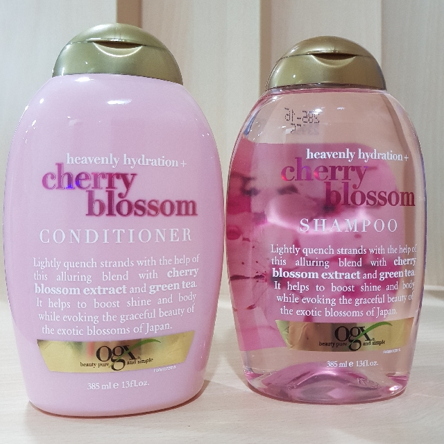 Ogx Cherry Blossom Shampoo & Conditioner - New*, Beauty & Personal Hair on