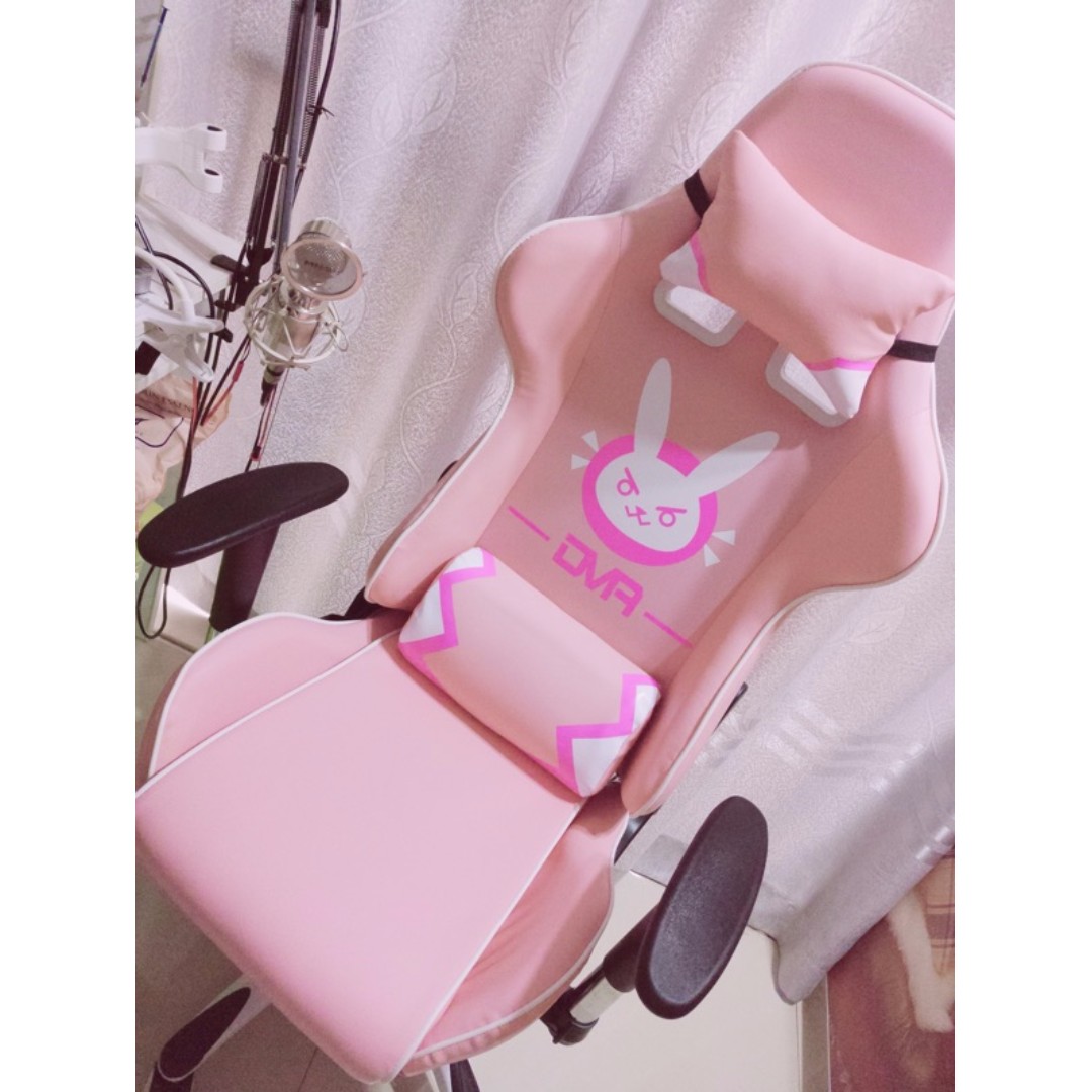 [INSTOCK] Overwatch DVA Gaming Chair, Furniture, Tables