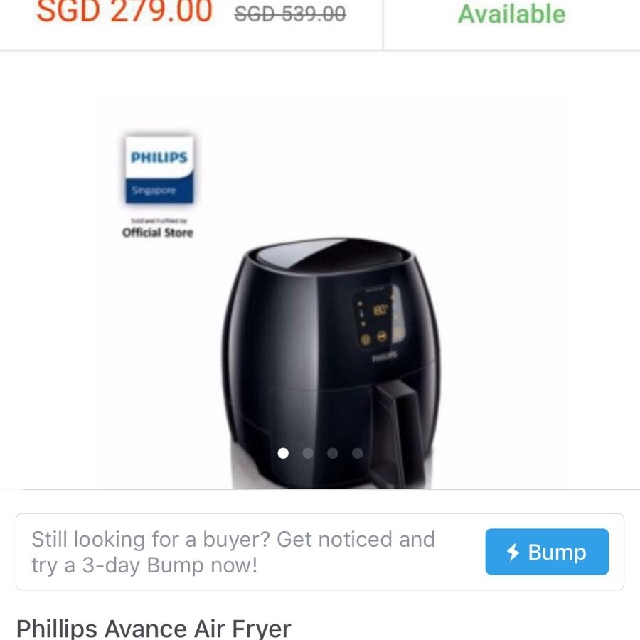 Philip Air Fryer, TV & Home Appliances, Kitchen Appliances, Fryers on