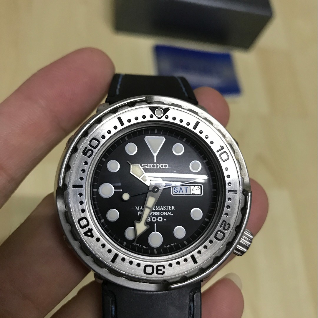 Seiko TUNA CAN SBBN017 ( Used ), Men's Fashion, Watches & Accessories,  Watches on Carousell
