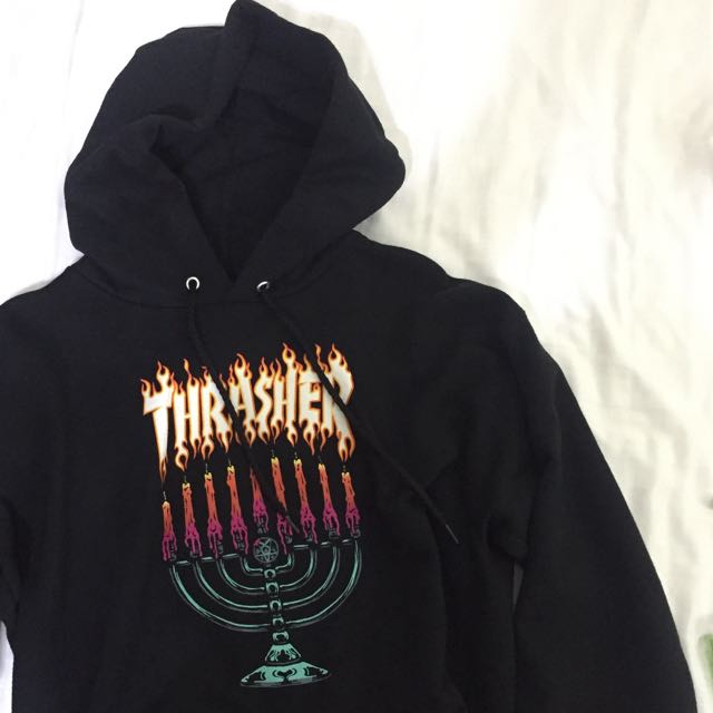Thrasher candle hoodie outlet