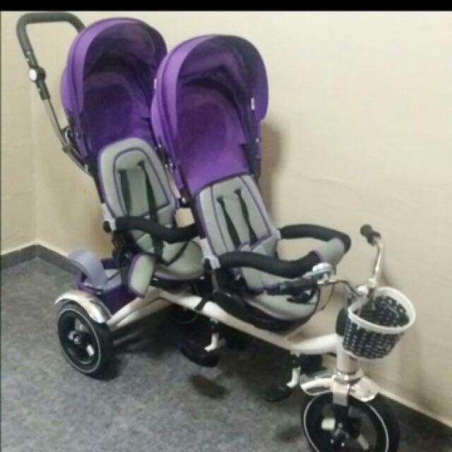 twin bike stroller