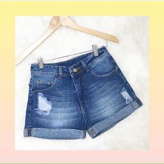 FOLD HOTPANTS JEANS