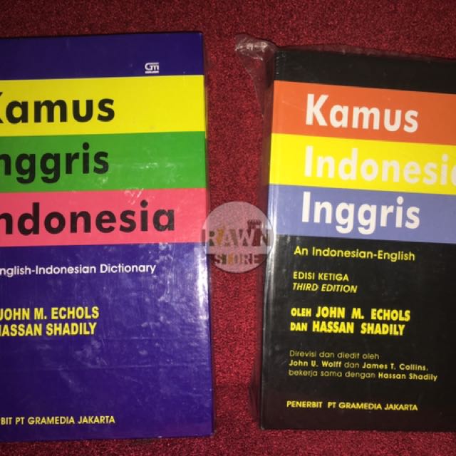 Buku Kamus Inggris Indonesia By John M Echols Dan Hassan Shadily Buku Alat Tulis Buku Di Carousell