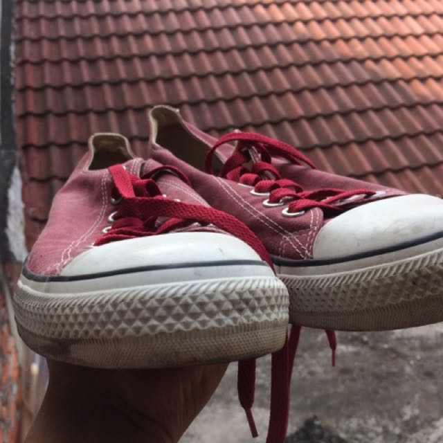 converse ct ox jester red second bekas preloved Fesyen Pria