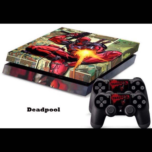 Deadpool Ps4 Skin Toys Games Video Gaming Gaming Accessories On Carousell