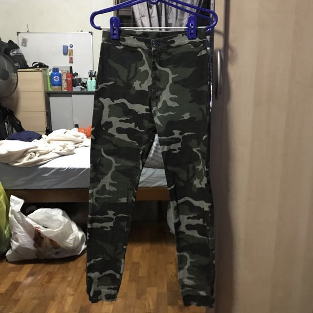 faded camo pants