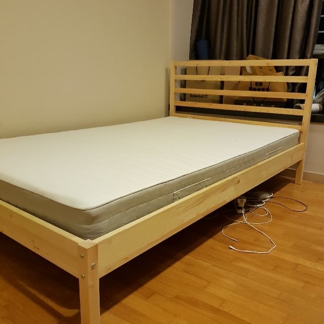Ikea Super Single Bed Furniture Beds Mattresses On Carousell