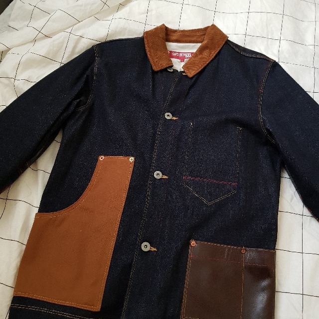 Cdg denim jacket store