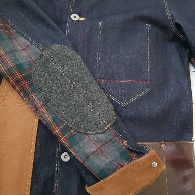 Junya Watanabe CDG x Levi s Denim Jacket L Size Men s Fashion Bottoms Jeans on Carousell