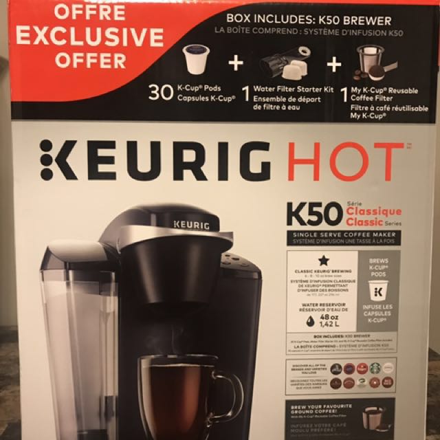 Keurig hot shop k50