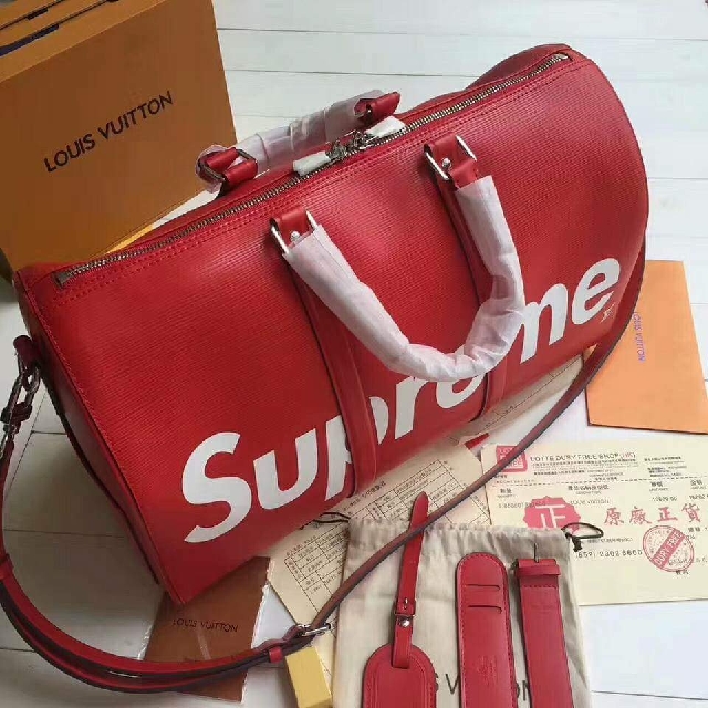 supreme lv duffle bag