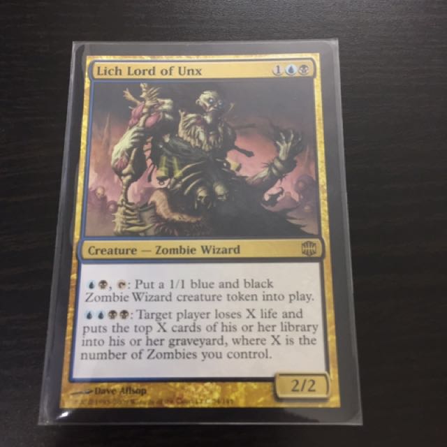 Mtg Lich Lord Of Unx, Hobbies & Toys, Toys & Games on Carousell