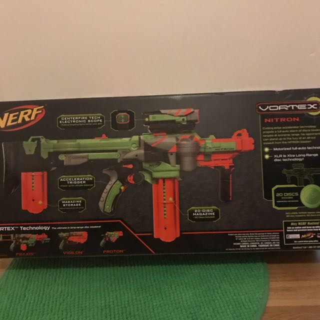 Nerf vortex nitron (Category: Action & Battle Toys) located in Singapore. Submitted by silvercat.d5cedf (Listing ID 123201164, Image 2). Description: .