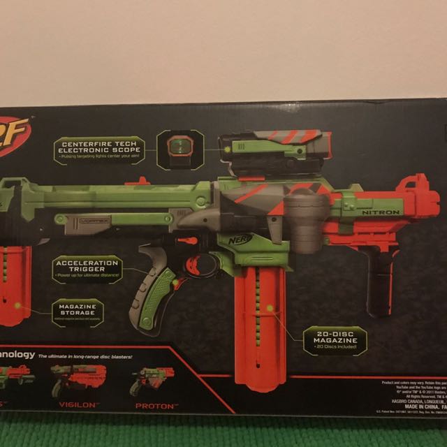 Nerf vortex nitron (Category: Action & Battle Toys) located in Singapore. Submitted by silvercat.d5cedf (Listing ID 123201164, Image 3). Description: .