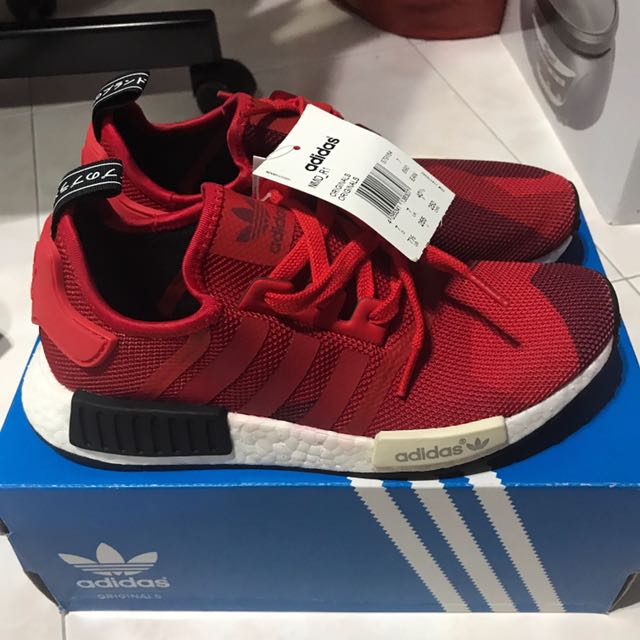 materiaal mode vleugel NMD R1 Adidas Red Camou with Japanese flaps, Men's Fashion, Footwear,  Sneakers on Carousell