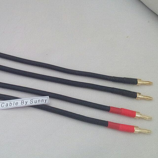 Silver Speaker Jumper cable MADE IN GERMANY, Audio, Other Audio
