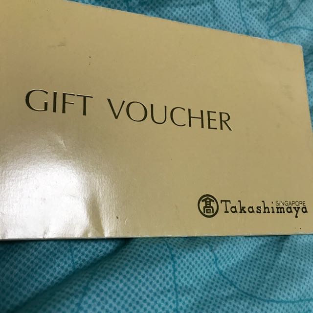 Takashimaya Vouchers Tickets Vouchers Vouchers On Carousell