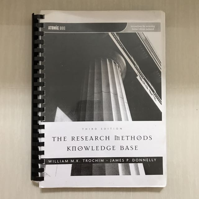 the research methods knowledge base 3rd edition