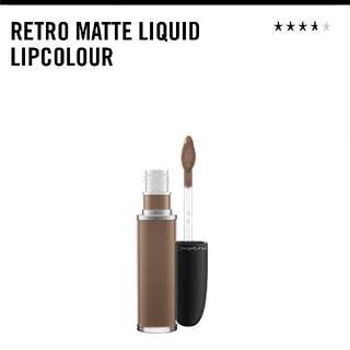 Mac Retro Matte Liquid Lip Colour