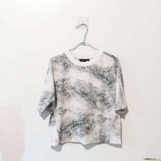 Iohll皮草印刷上衣 LOOKING LIKE FURS TOP