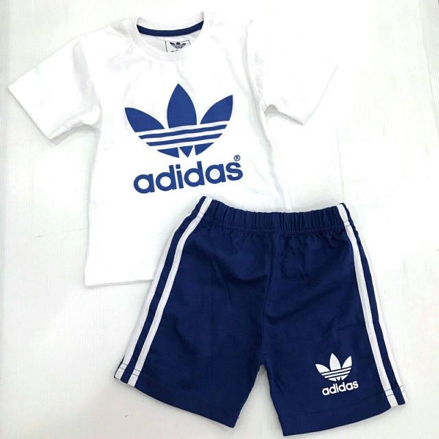 boys adidas shorts and shirt