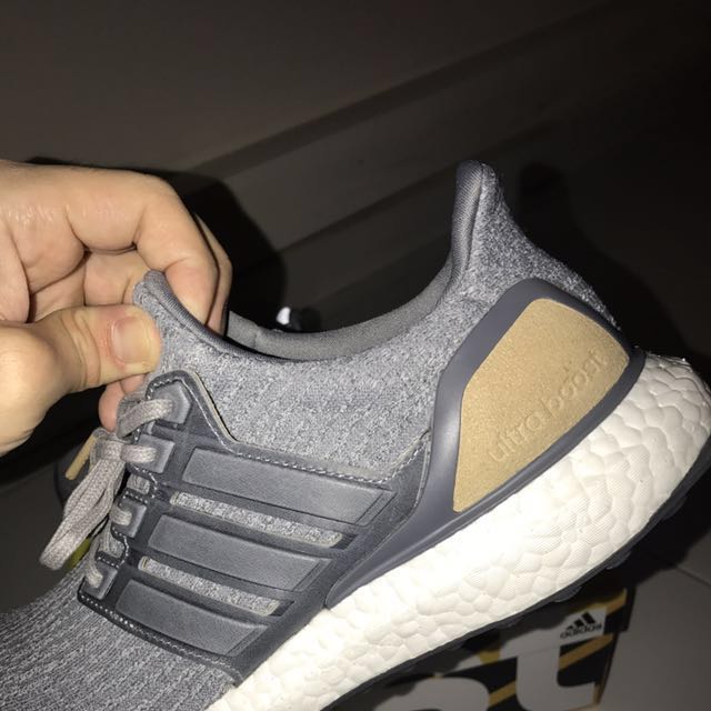 Adidas ultra boost 3.0 grey leather cage sales