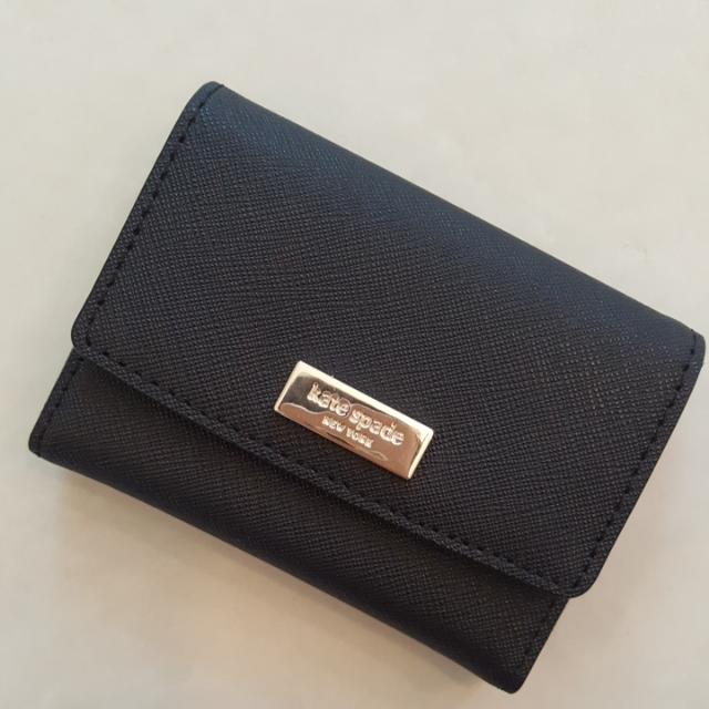 Brand New Authentic Black Kate Spade Large Holly Laurel Way Business Card  Case, Luxury, Bags & Wallets on Carousell