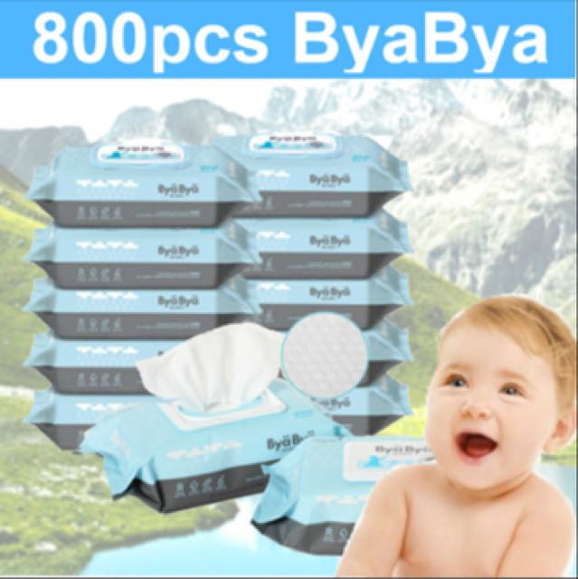 Bya Bya Wet Wipes With Lid Babies Kids Bathing Changing
