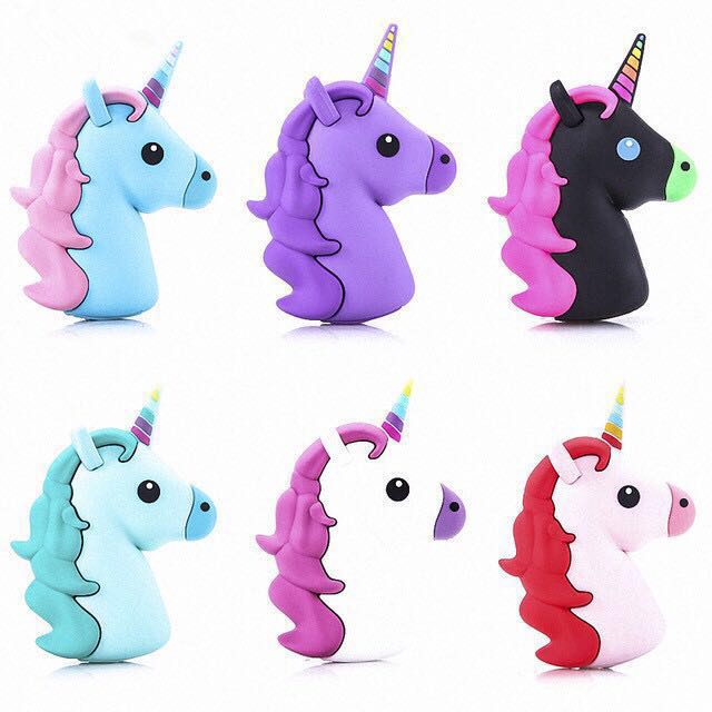 Cute Portable Unicorn Emoji Power Bank Electronics Others On