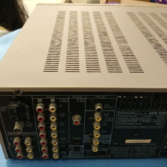 天龍Denon AVR 1602, 音響器材, Soundbar、揚聲器、藍牙喇叭、耳擴 Carousell