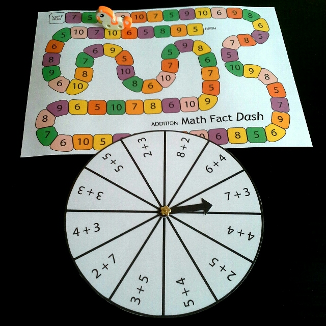 diy-addition-maths-board-game-hobbies-toys-books-magazines