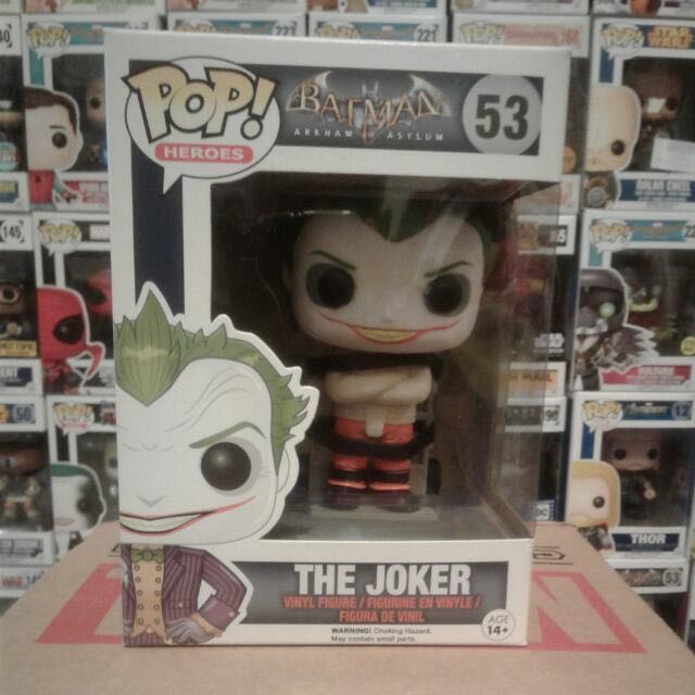 arkham asylum joker funko pop
