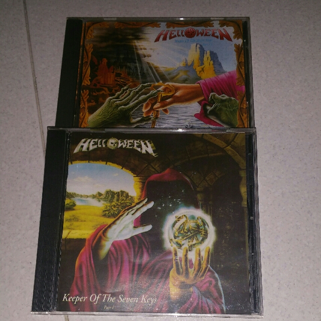 Helloween Keeper Of The Seven Keys 1 2 Cds Germany Noise International Music Media Cds Dvds Other Media On Carousell