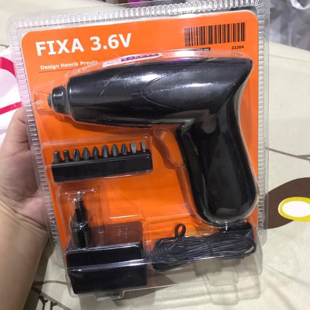 IKEA FIXA Screwdriver, liion, 3.6V, Furniture, Others on Carousell