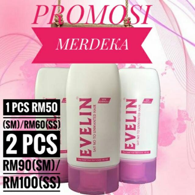 Krim Penanggal Bulu Evelin Health Beauty Hair Care On Carousell