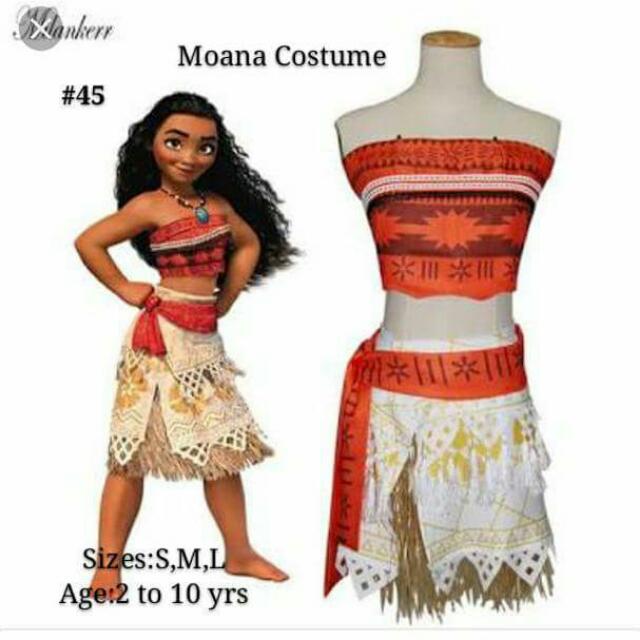 moana costume age 2
