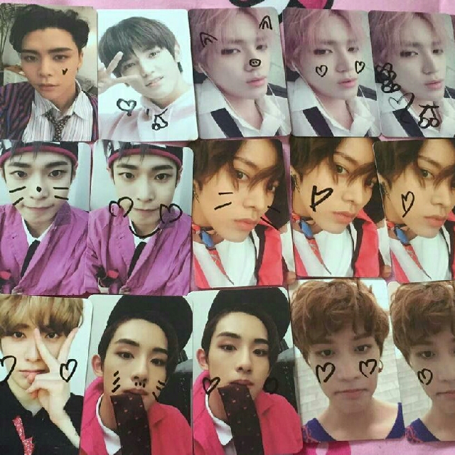 Nct127 Cherry Bomb Fansign Doodled Photocard Entertainment K