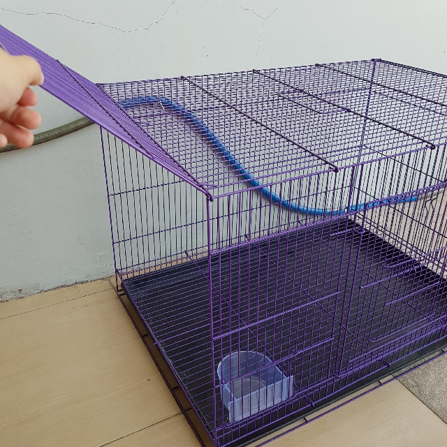 Preloved Kandang Besi Lipat Ukuran Besar Bisa Untuk Kucing Sugar