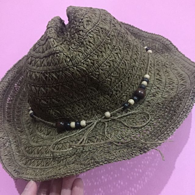 rattan cowboy hat