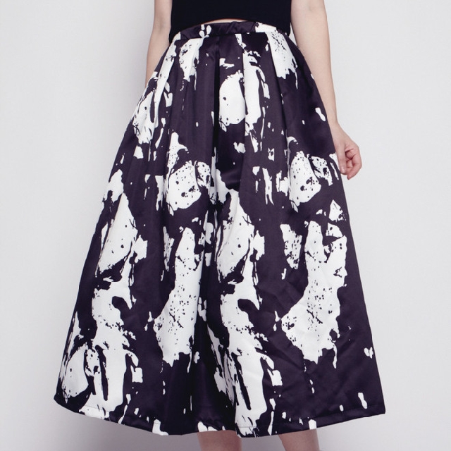 Paint splatter skirt