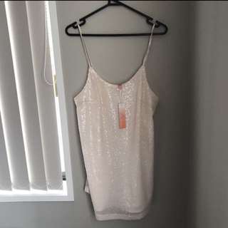 BABY PINK SEQUIN DRESS