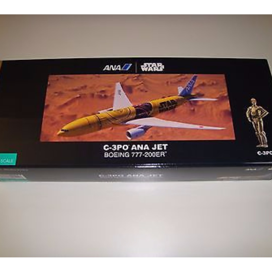 Ana Star Wars C3p0 Model Plane 1 0 Bnib Toys Games Others On Carousell