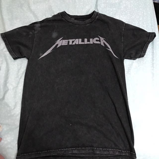 acid wash band tee