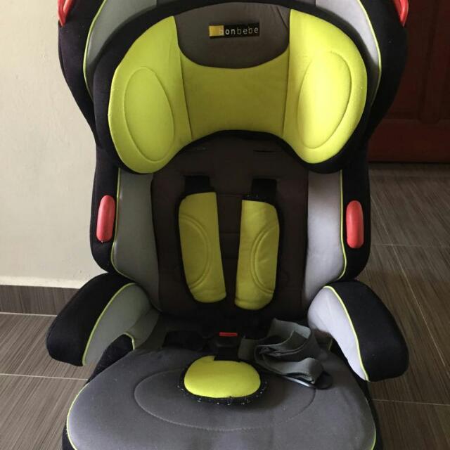 Bonbebe 5 Point Harness Booster Car Seat Babies Kids Strollers